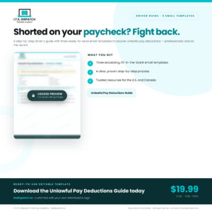 Unlawful Pay Deductions Guide